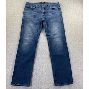 7 For All Mankind Slimmy Jeans Mens 36 Blue Luxe Performance‎ USA Made Stretch
